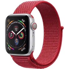 ZORE Apple Watch 44MM Uyumlu Krd-03 Hasır Kordon - Siyah-Gri