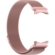 ZORE Samsung Galaxy Watch 6 44MM Uyumlu Krd-01 Metal Kordon - Pembe