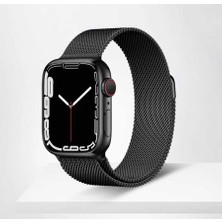ZORE Apple Watch 7 45MM Uyumlu Krd-01 Metal Kordon - Olive