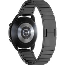 ZORE Gear S3 (22MM) Uyumlu Krd-82 22MM Metal Kordon - Siyah