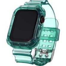 ZORE Apple Watch 44MM Krd-27 Uyumlu Kordon - Renksiz
