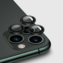 ZORE Apple iPhone 12 Pro Uyumlu Cl-01 Kamera Lens Koruyucu-Siyah