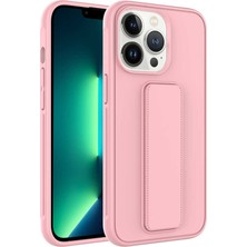 ZORE Apple iPhone 14 Pro Uyumlu Qstand Kapak-Pembe
