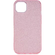 ZORE Apple iPhone 13 Uyumlu Shining Silikon-Rose Gold