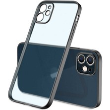 ZORE Apple iPhone 12 Uyumlu Mat Gbox Kapak-Siyah