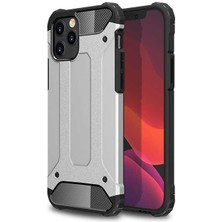 ZORE Apple iPhone 12 Pro Max Uyumlu Crash Silikon Kapak-Gri