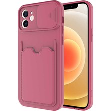 ZORE Apple iPhone 12 Uyumlu Kartix Kapak-Koyu Mor