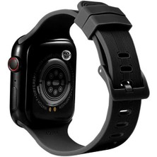 ZORE Apple Watch Ultra 49MM Kordon Krd-23 Uyumlu Strap Kayış - Siyah