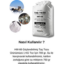 Hikwo Hw-66 Ultra Güçlü Yeni Nesil Hobi Harcı – Taş Tozu – Hobi Alçısı 10 kg