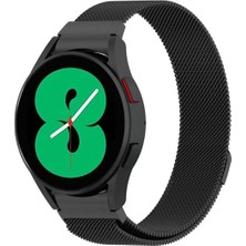 34center Samsung Galaxy Watch 6 Serisi Classic (47 Mm) Hasır Örgü Metal Kordon