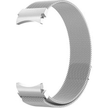 34center Samsung Galaxy Watch 4 Serisi (40 Mm) Hasır Örgü Metal Kordon