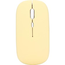 TezMax Wenn x Tab 10" Uyumlu Kablosuz Bluetooth Pilli Optik Mouse - Sarı