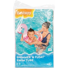 Bestway Hayvan Başlı Simit Simli 2 Flamingo