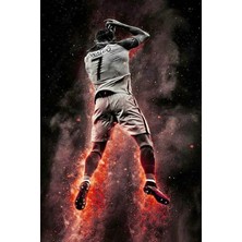 Cristiano Ronaldo Siuu Poster 30X42 cm Çerçevesiz
