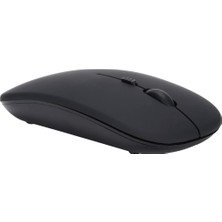 TezMax Hegitech Pro S10 10.1" Uyumlu Kablosuz Bluetooth Pilli Optik Mouse - Siyah