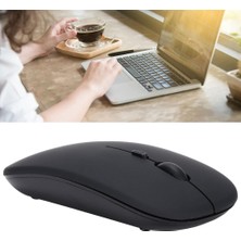 TezMax Hegitech X30 10.1" Uyumlu Kablosuz Bluetooth Pilli Optik Mouse - Siyah