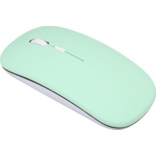 TezMax Everest Everpad DC-M700 7" Uyumlu Kablosuz Bluetooth Pilli Optik Mouse - Yeşil