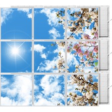 Gök Panel 60 x 60 LED Panel Aydınlatma Desenli 3x3 9'lu Grup 46510460SA