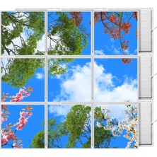 Gök Panel 60 x 60 LED Panel Aydınlatma Desenli 3x3 9'lu Grup 46510677SA