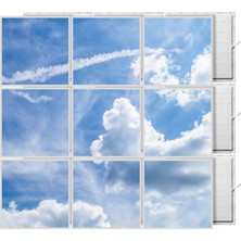 Gök Panel 60 x 60 LED Panel Aydınlatma Desenli 3x3 9'lu Grup 46511156SA