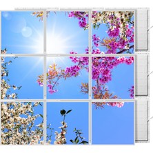 Gök Panel 60 x 60 LED Panel Aydınlatma Desenli 3x3 9'lu Grup 46510317SA