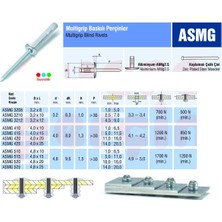 Piton Perçin Alüminyum Multigrip Perçin 4X15 mm - 500 Adet