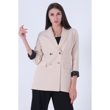 Feminist Bej Vatkalı Astarlı Ceket 3971156.55