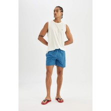 DeFacto File Astarlı Kısa Boy Deniz Şortu B7244AX24HS