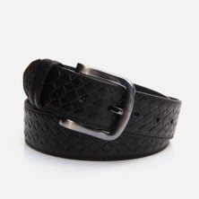 Hotiç Erkek Deri Siyah Kemer