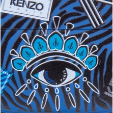Kenzo DK198 1.Nesil Renkli Kabartmalı Kulaklık Kılıfı