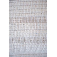 Ecocotton Hivda Bej  Organik Pamuk Müslin Dolgulu Çift Kişilik Yatak Örüsü