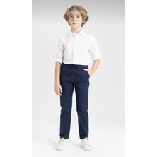 CMZ Collection Çocuk Ilkokul Ortaokul Beli Bağcıklı Kaliteli Esnek Okul Pantolonu