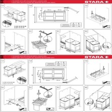 Starax S-2573-G Çöp Kovası 16LT