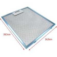 Populer Termikel Tigris BB60 Ankastre Aspiratör Davlumbaz Yağ Filtresi (24,90CM x 28,50CM) Uyumlu