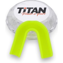 Titan Sport Silikon Dişlik Boks, Kickboks Muay Yeşil Dişlik + Saklama Kabı