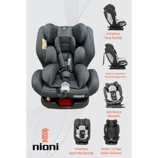 Topfix 0-36 Kg 360° Dönebilen Isofix'li Oto Koltuğu