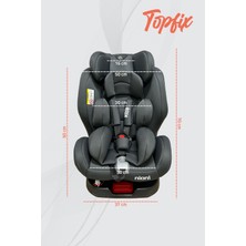 Topfix 0-36 Kg 360° Dönebilen Isofix'li Oto Koltuğu