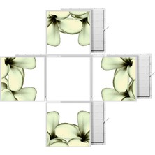 Gök Panel 60X60 LED Panel Aydınlatma Desenli 3x3 5 Li Grup Özel Seri 46511472SA