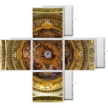 Gök Panel 60X60 LED Panel Aydınlatma Desenli 3x3 5 Li Grup Özel Seri 46511450SA