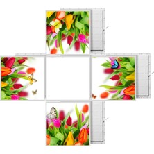 Gök Panel 60 x 60 LED Panel Aydınlatma Desenli 3x3 5'li Grup Özel Seri 46511431SA