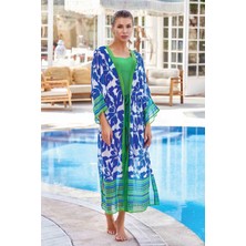 REMSA Mayo Üzerine Tek Pareo Kaftan Armaranta 6126 Saks