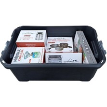 Begin Power  Kamp Malzemeleri Düzenleyici Derin Organizer Set 18 Litre x 4 Adet