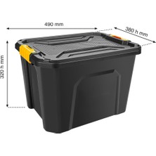 Begin Power  Kamp Malzemeleri Düzenleyici Derin Organizer Set 40 Litre x 4 Adet