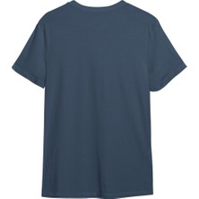 Bs Moda Unisex Fenerbahçe Baskılı Lacivert Basic Tshirt