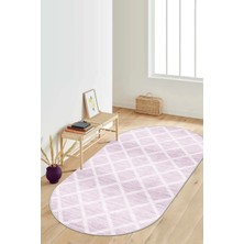 Thalia Home Kaymaz Tabanlı Yıkanabilir Baskılı Halı Yolluk