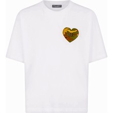 Dolce & Gabbana  Kamuflaj Kalp T-Shirt