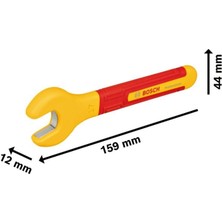 Bosch Profesyonel Izoleli 1000 Volt Çatal Ağız Çakma Anahtar 17 mm (1600A02NF2)