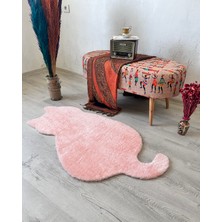 Trivago Halı Yıkanabilir Sevimli Kedicik Peluş Çocuk Odası Oturma Odası Salon Mutfak Halısı