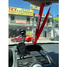 Tky Motul Oto Konfor Seti (Boyun Yastığı, Kemer Pedi, Ayna Ipi, Cam Süsü 6 Parça)