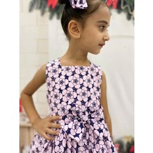 Nisa Kids Pembe Fisko Askılı Kız Çocuk Elbisesi